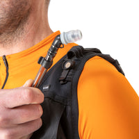closeup of hose attachment on restrap race hydration vest
