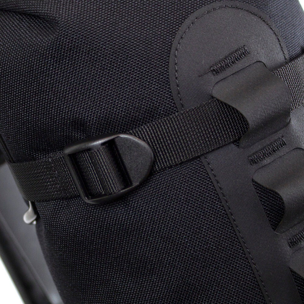 straps of a restrap fork bag showing how they fit