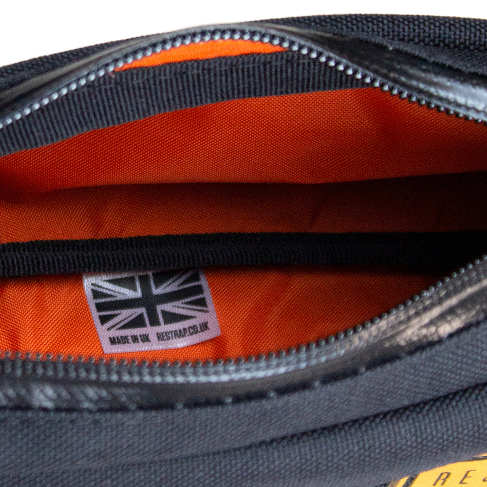 inside of a restrap top tube bag