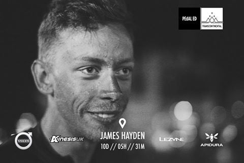 James Hayden finishes the Trans Continental Race in 4th place!
