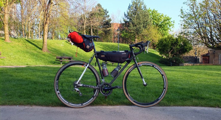 Dropouts Cycling Club All-Road with #CarryEverything Saddle & Frame bag