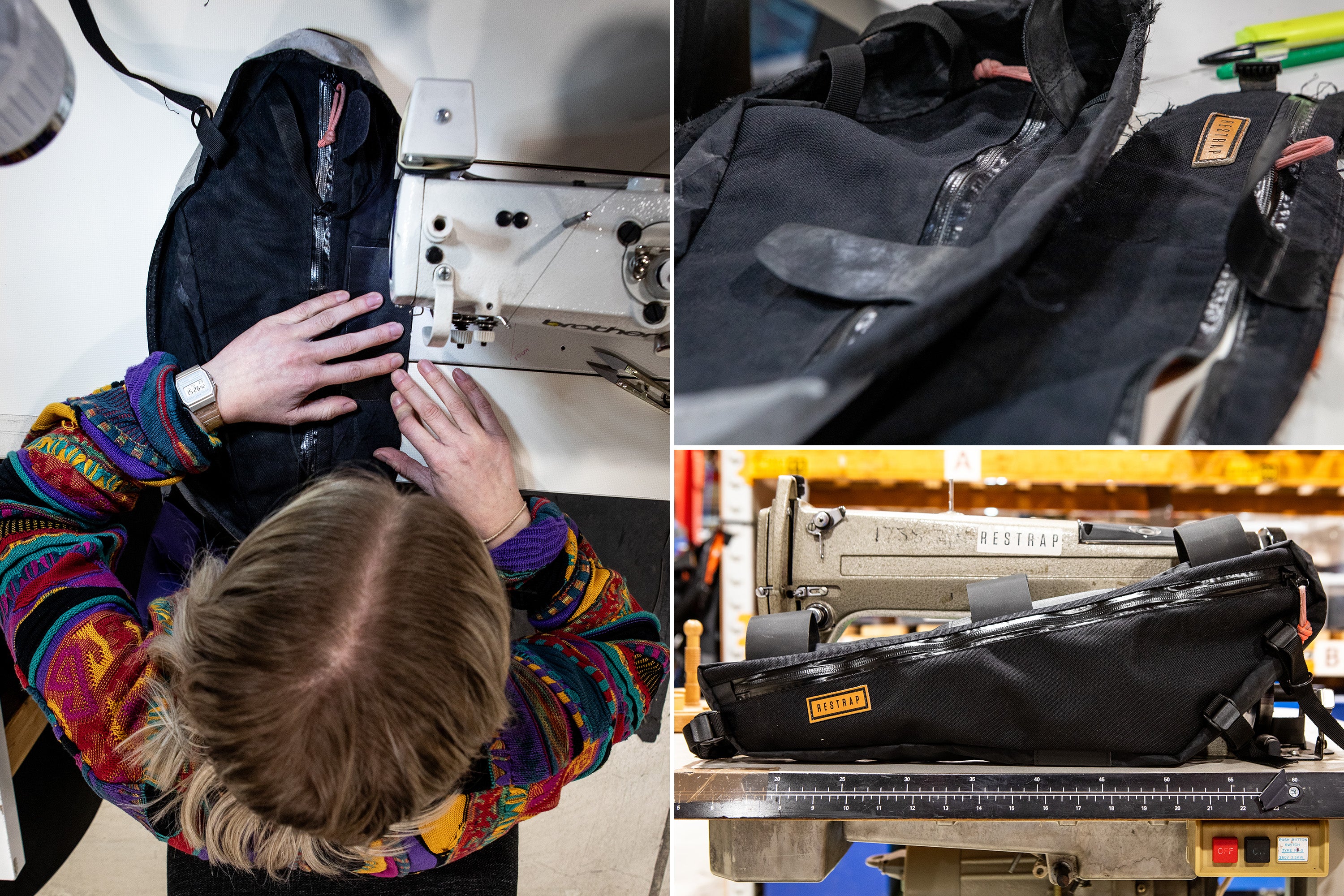 the lifetime warranty and repair process at restrap shown in action