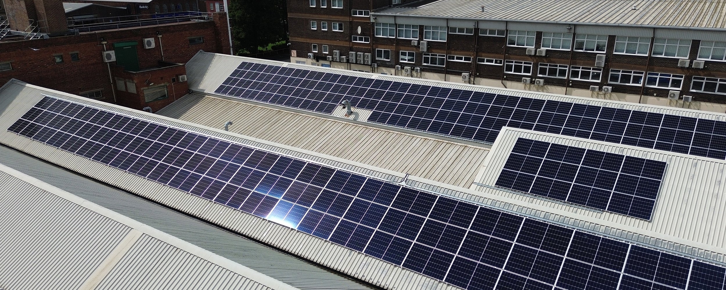 restrap factory roof with solar panels